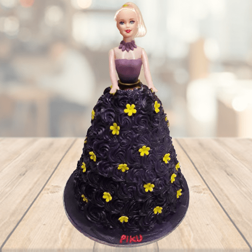 Chocolate Doll Cake Without Mould, Maida, Whipped Cream | Easy Doll Cake |  डॉल केक बनाए आसानी से | | Doll cake, Cake truffles, Barbie cake