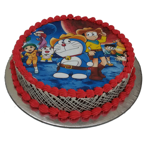 Order customised Doraemon themed cakes | Gurgaon Bakers