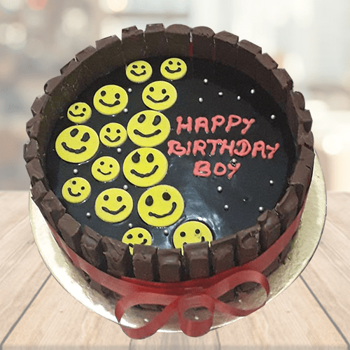 Smylie Emoji Cake – Bookmycake