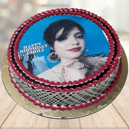 Round Photo Cake 1 Round Photo Cake