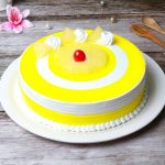 Pineapple Eggless Cake