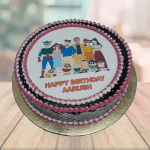 Shinchan Family Cake