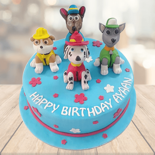 Paw Patrol Inspired Theme Cake (For Princess) - Piece Of Cake