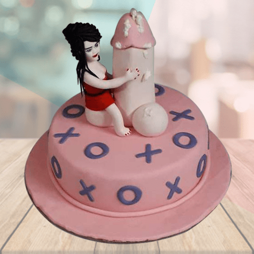 Dick Cake | Order Pink Design Penis Cake Online | Low Price