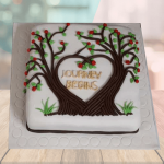 Romantic Anniversary Cake