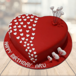 Love Story Cake - Valentine's Cake Tutorial - CakesDecor