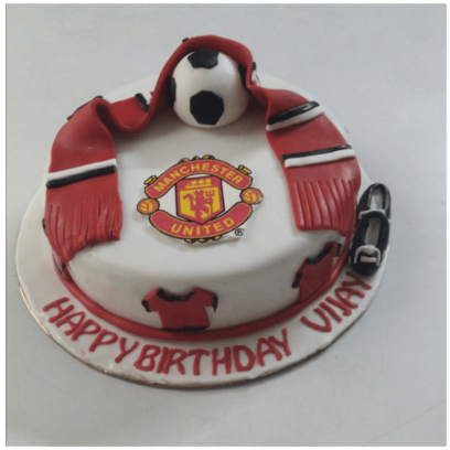 Manchester United Cake Design for Birthday | MrCake