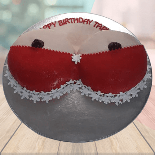 Handcuff Bachelor Party Cake | Doorstep Cake