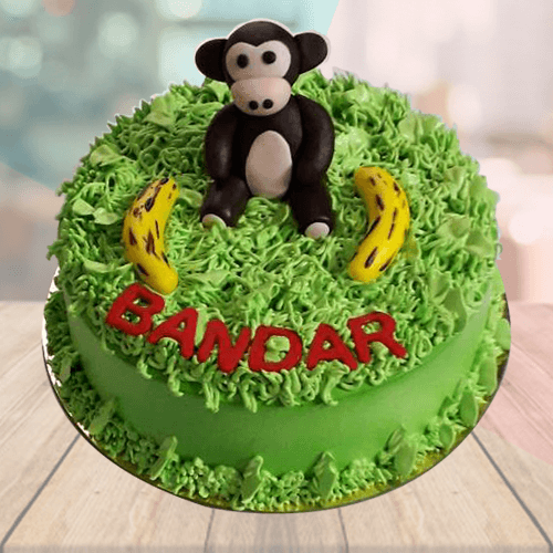 Monkey Baby Cake Delivery In Delhi NCR