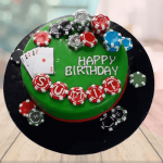 Poker Theme Cake