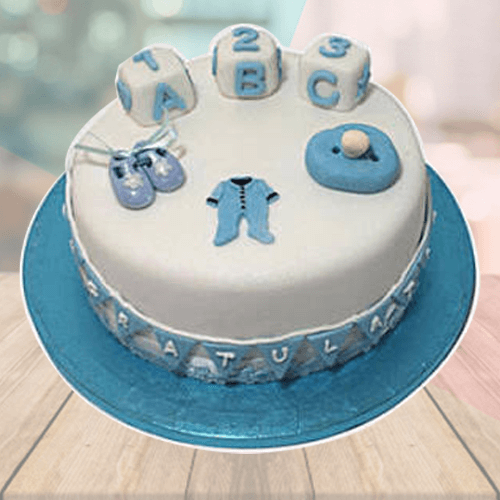 Welcome Baby Cake - Cake Waala