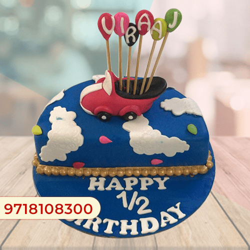 Half Cake Online, Half birthday cake near me MrCake