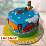 Cake for 2 year old boy, Happy Birthday Car Cake