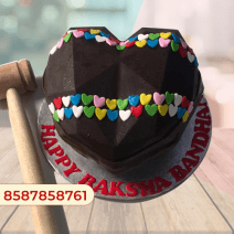 Heart shaped pinata cake