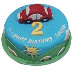 2nd Year Birthday Cake for Boy
