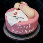 Bachelorette party themed cake