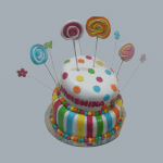 Candy Cake design