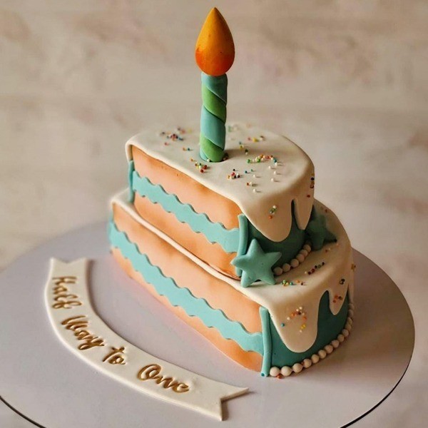 1/2 birthday cake ideas - MrCake