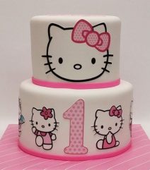 Hello Kitty 2 Tier Cake