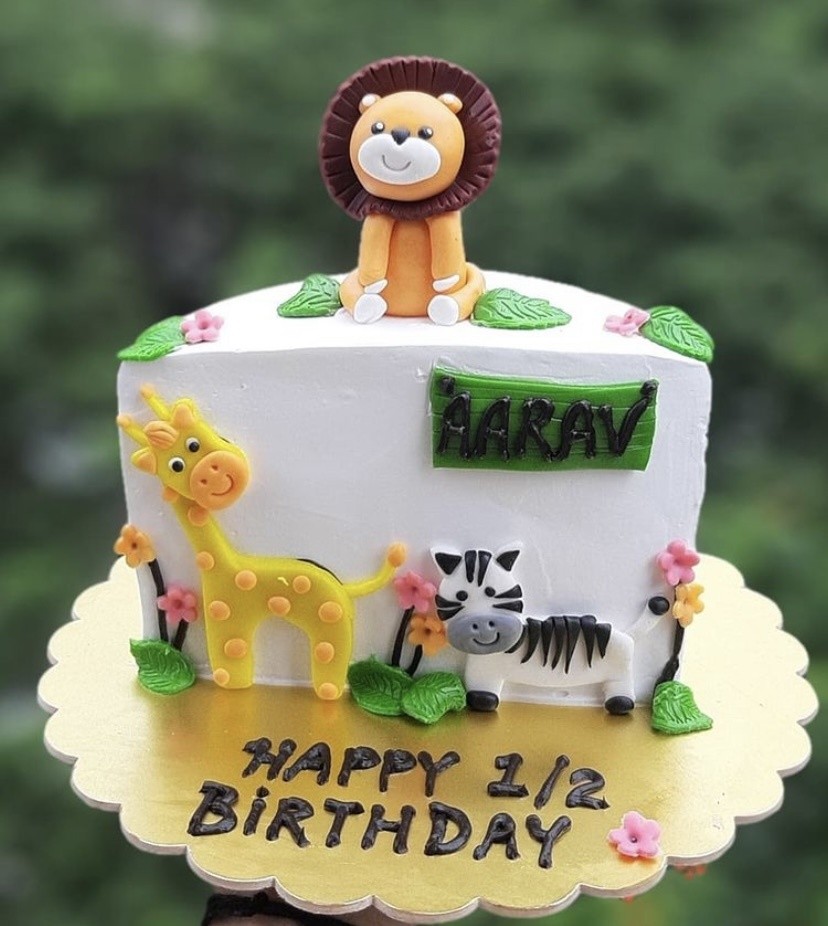 Baby cakes & half birthday - Ribbons & Balloons