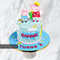 Peppa Pig cake design