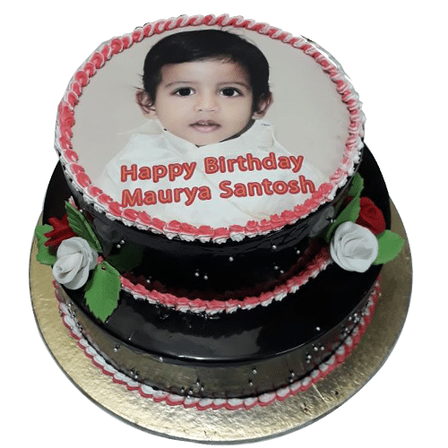 Send 3 Tier Black Forest Cake to India  3 Tier Black Forest Cake Delivery  in India