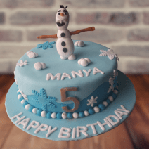 Snowman Cake