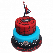 Spiderman Fondant Cake