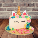 Unicorn 6th Month birthday cake, unicorn birthday cake online Ghaziabad