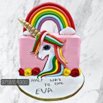 Unicorn half Birthday Cake, Best cake shops in Ghaziabad