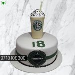 Starbucks Birthday Cake