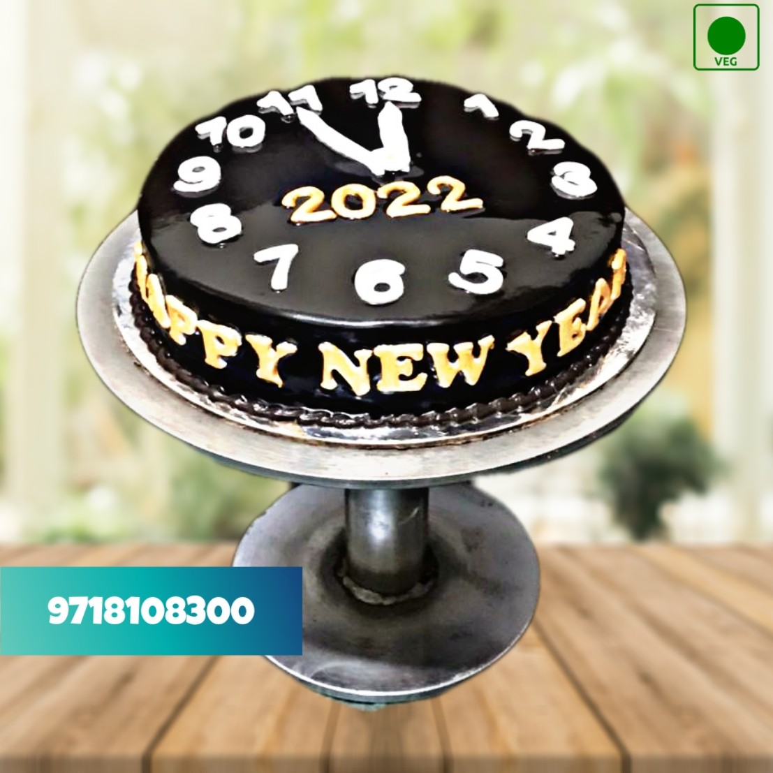 Easy Simple New Year Cake Design 2023/New Year Cake Decoration Ideas  2023for Beginners/Cake photos - YouTube