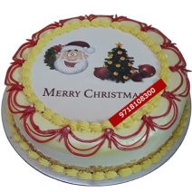 Xmas Photo Cake