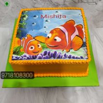 Fish Birthday Cake