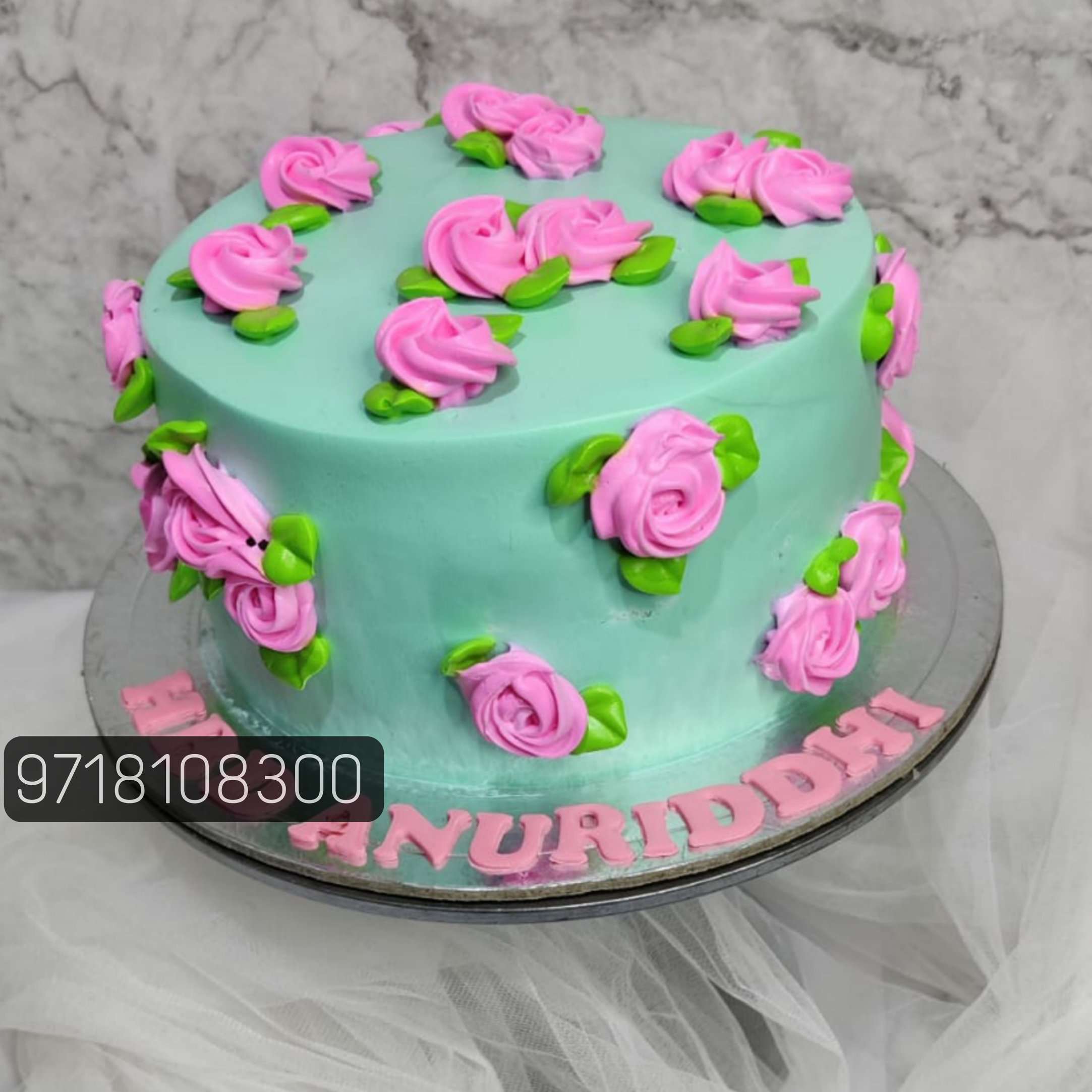33 Edible Flower Cakes That're Simple But Outstanding : Birthday Cake
