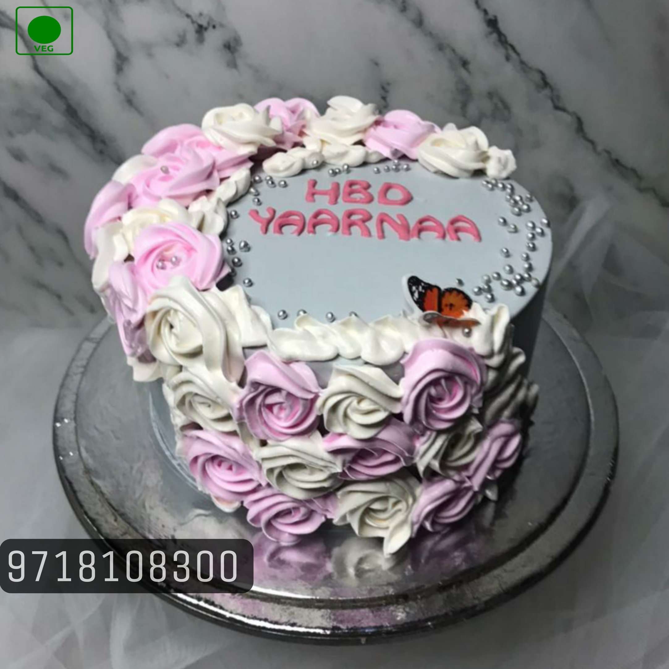 The White Floral Cake – Lets Bake Love by Sara Taneja