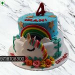 Unicorn Cake Design 2 Layers