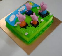 Birthday Cake for Kids Girl, Peppa Pig Cake