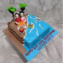 Relax On Beach Cake, Designer Cake