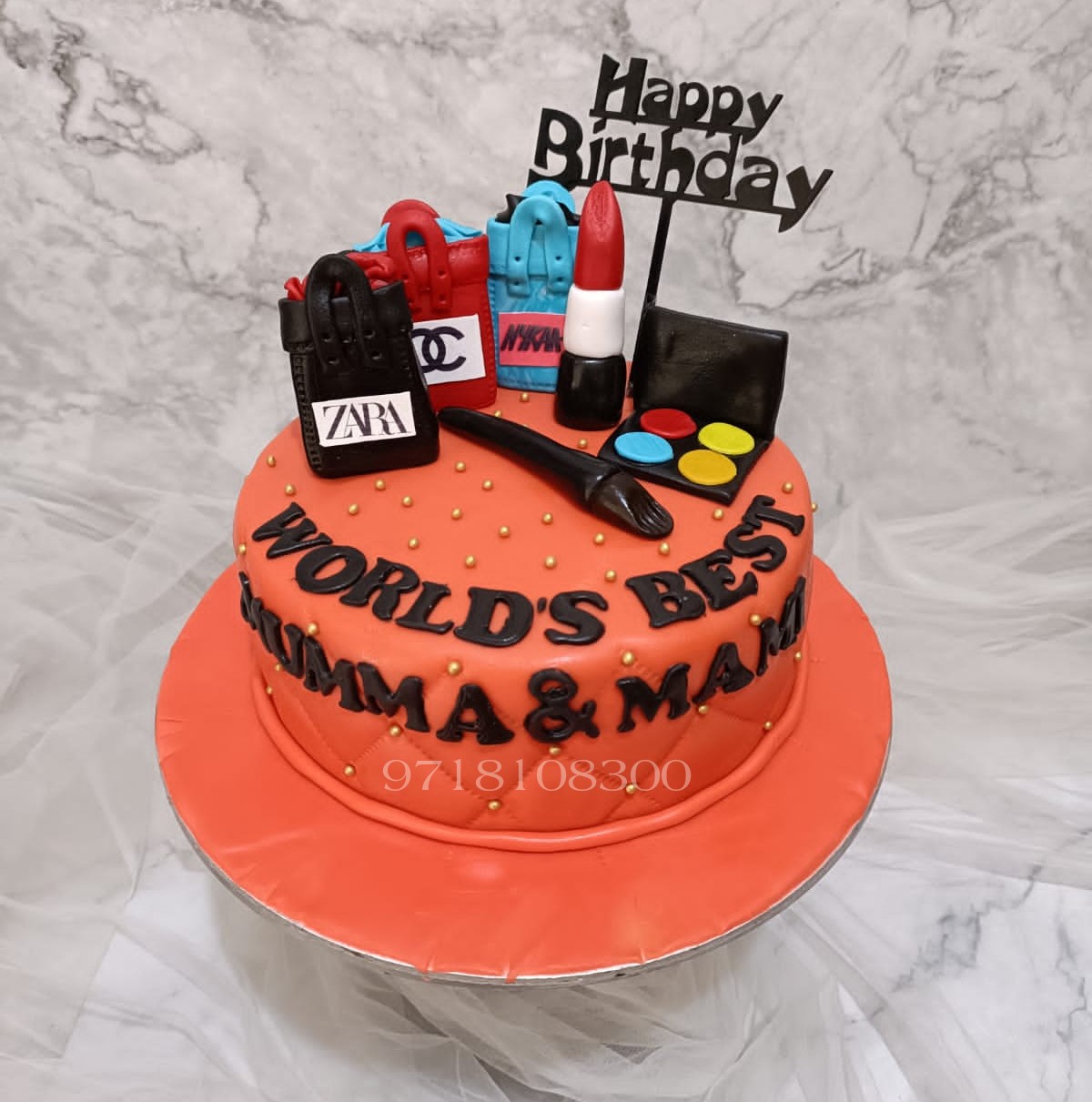 Order Makeup Theme Cake 1 Kg Online at Best Price, Free Delivery|IGP Cakes