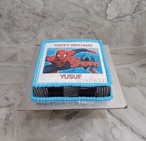 Spiderman Photo Cake