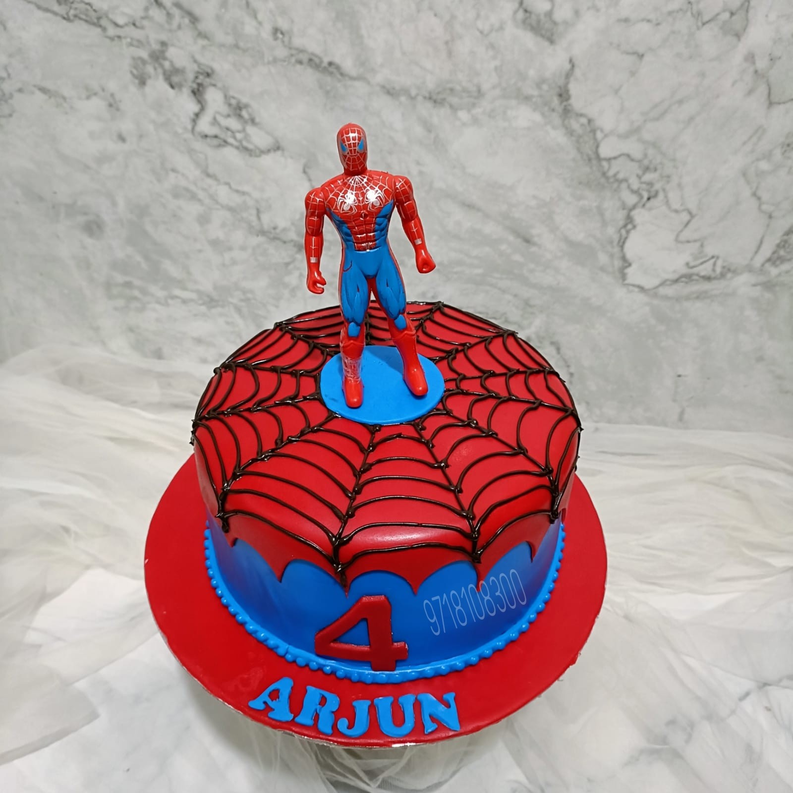 Spiderman Theme Cake- MyFlowerTree